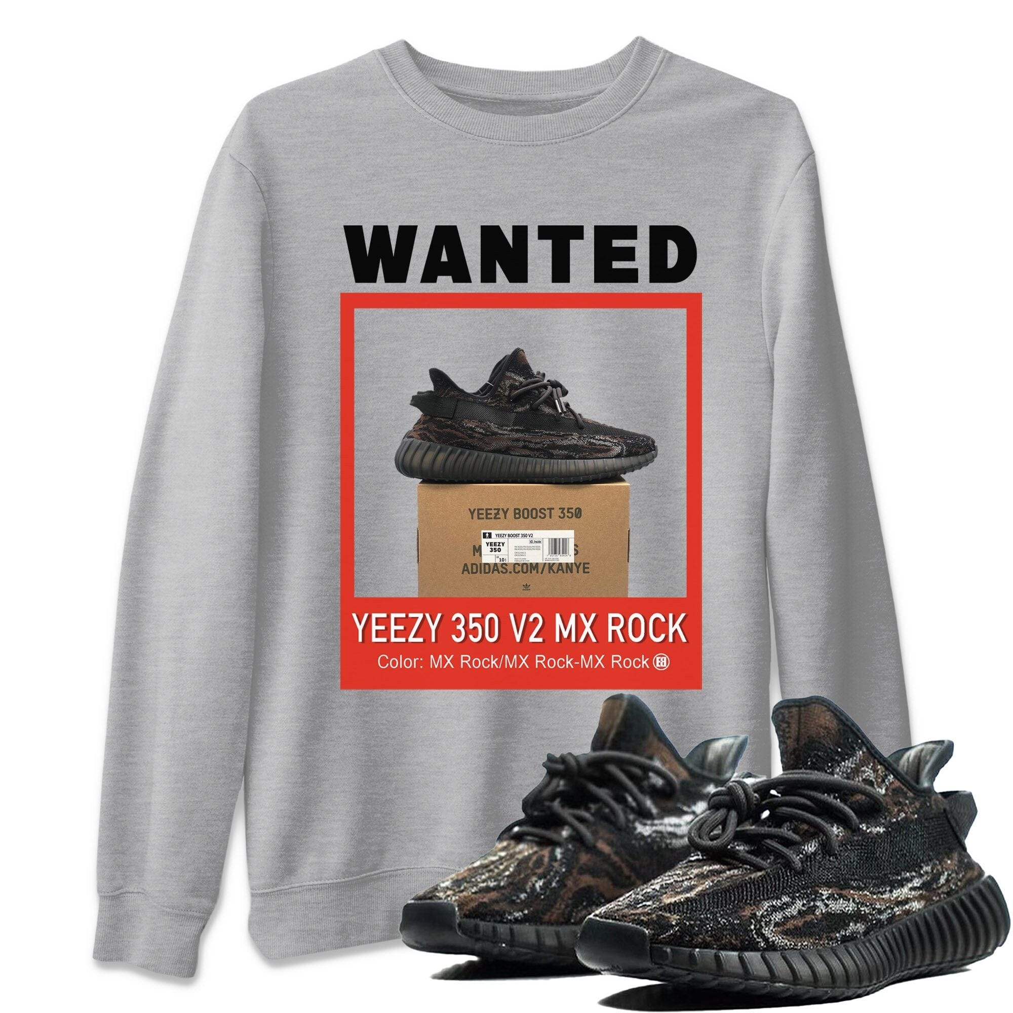 Wanted Unisex Tops - Yeezy 350 MX Rock
