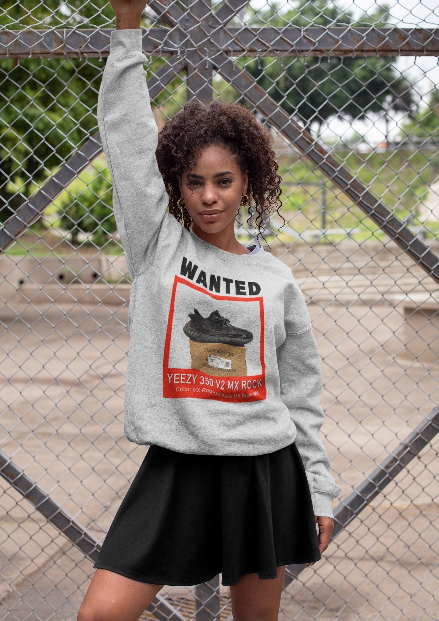 Wanted Unisex Tops - Yeezy 350 MX Rock