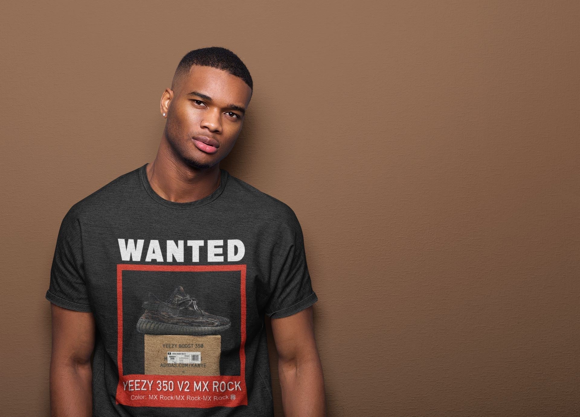 Wanted Unisex Tops - Yeezy 350 MX Rock