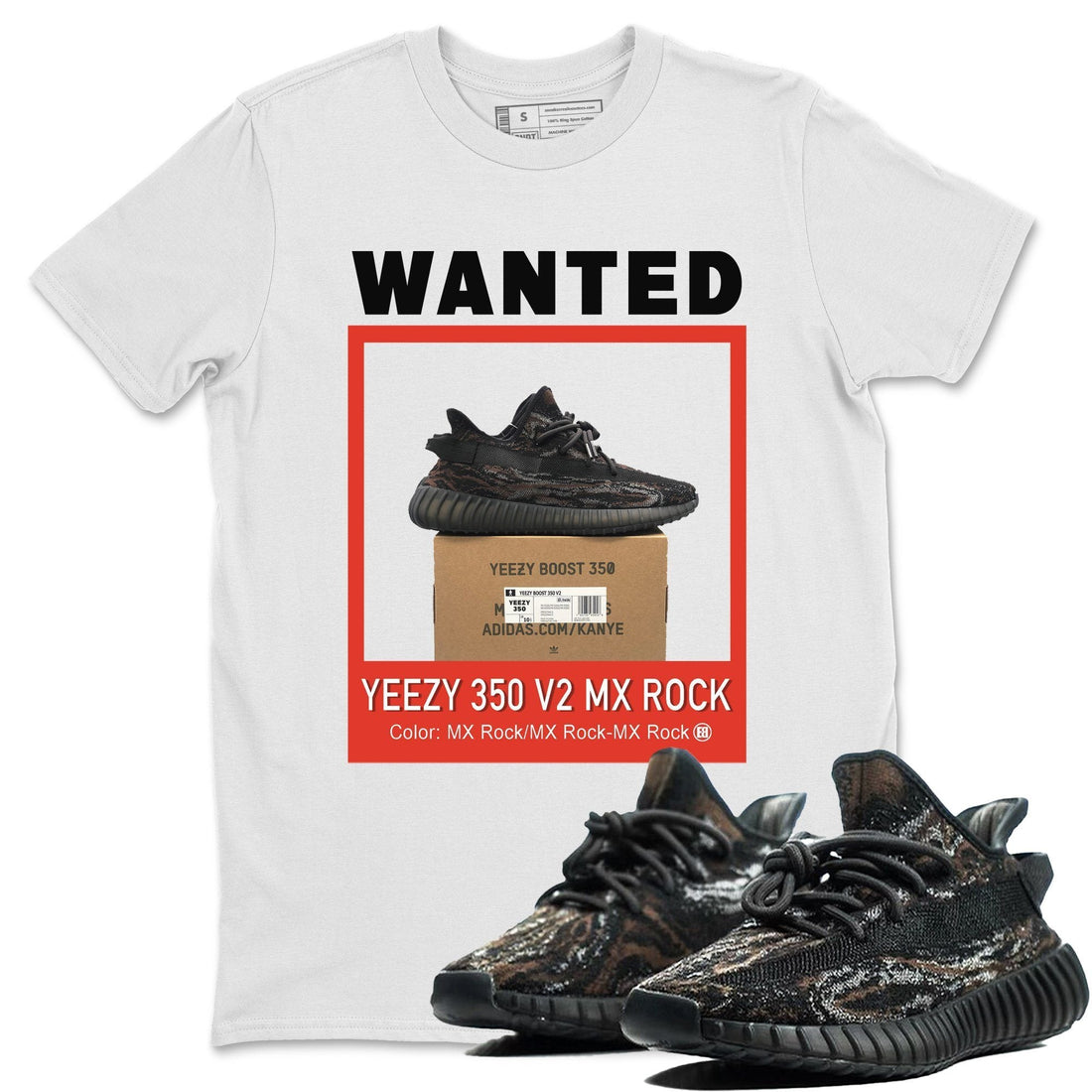 Wanted Unisex Tops - Yeezy 350 MX Rock