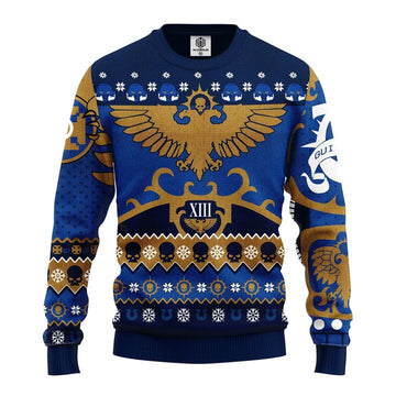 Warhammer 40K Blue Ugly Christmas Sweater Amazing Gift Idea Thanksgiving Gift ? Usalast