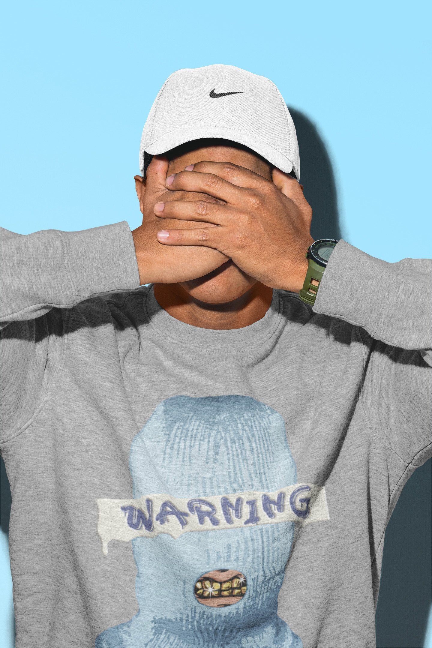 Warning Unisex Tops - Yeezy 350 Mono Ice