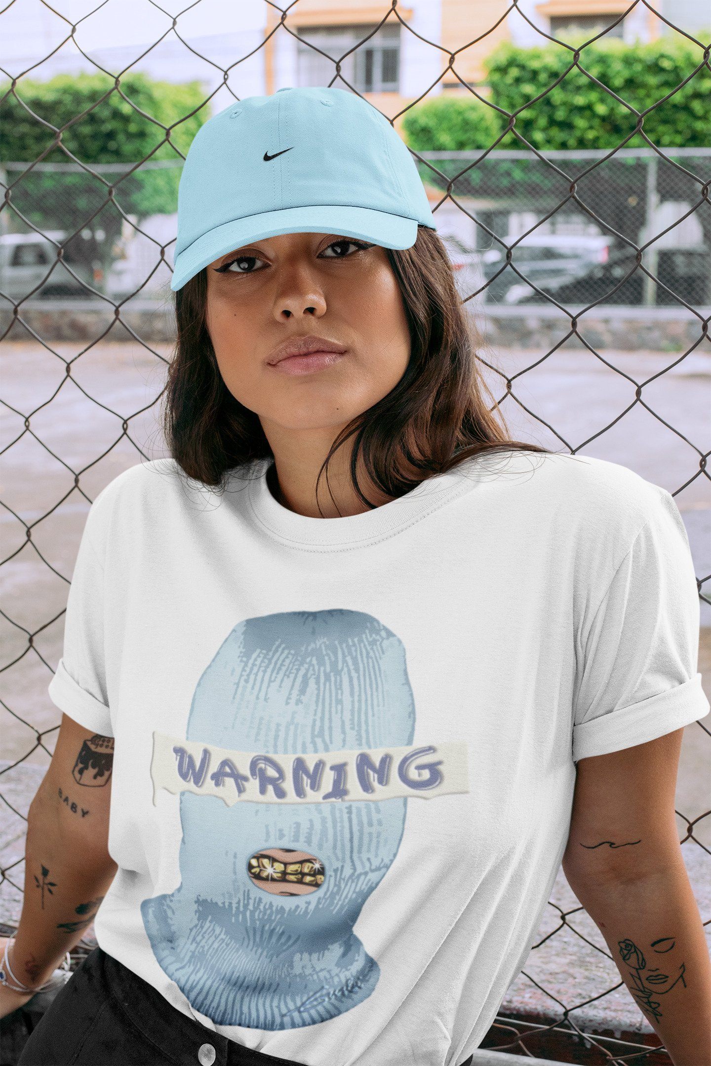 Warning Unisex Tops - Yeezy 350 Mono Ice