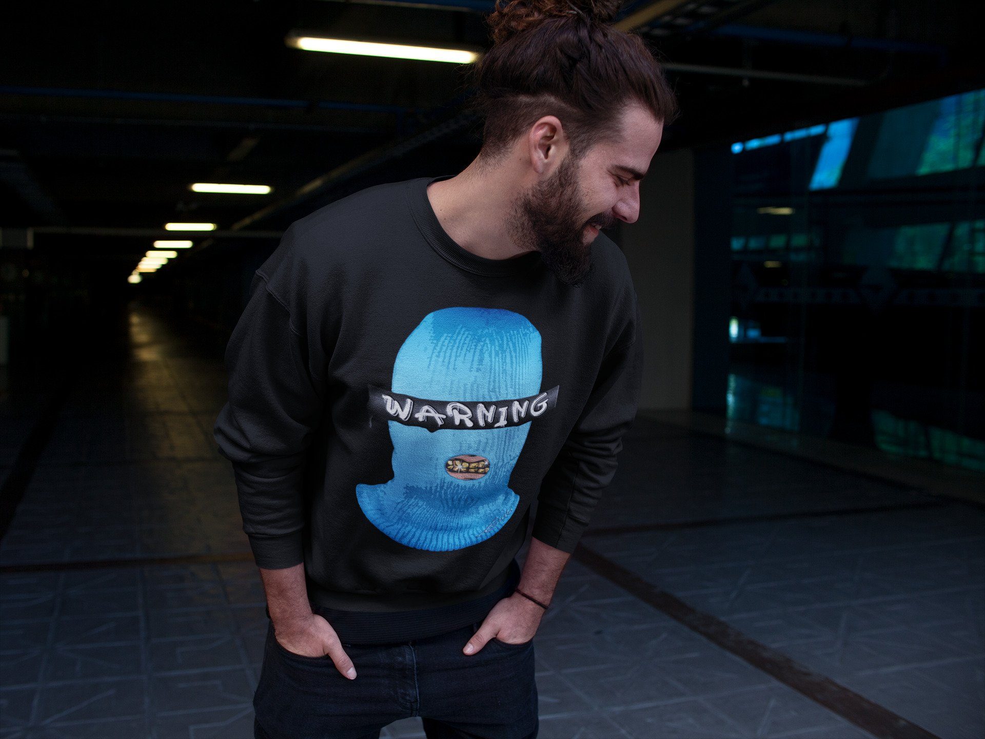 Warning Unisex Tops - Yeezy 700 Bright Cyan