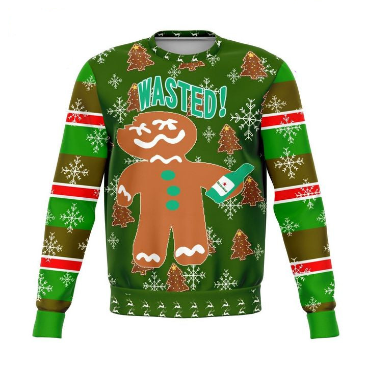 Wasted Meme 2022 Design 3d Ugly Christmas Sweater ? Usalast