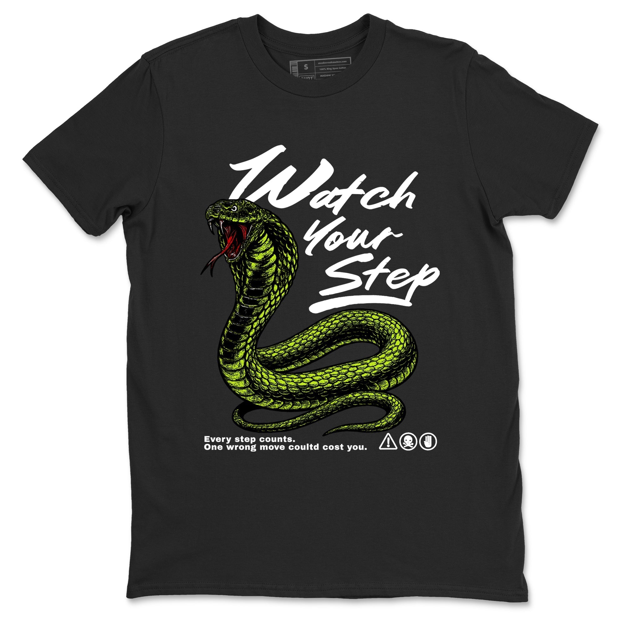Watch Your Step Sneaker Tees - Air Foamposite One Black Volt