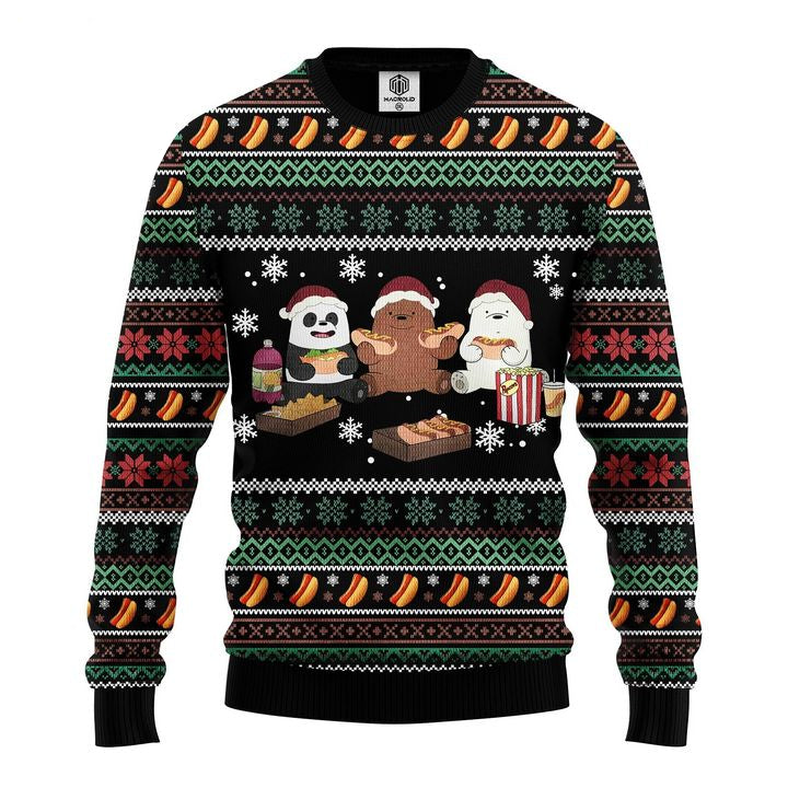 We Bare Bear Ugly Christmas Sweater Amazing Gift Idea Thanksgiving Gift ? Usalast