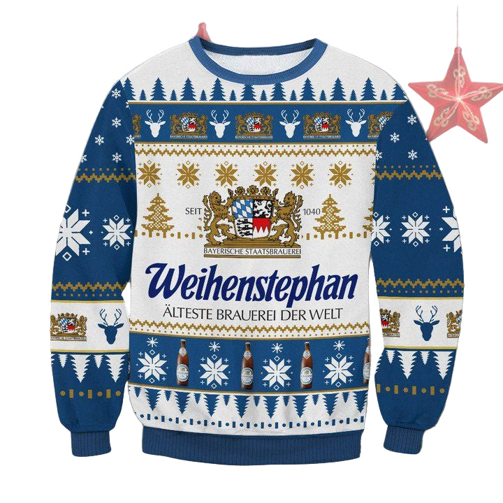 Weihenstephan Beer Ugly Christmas Sweater 2022 ? Usalast