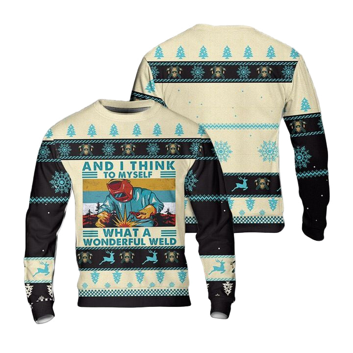 Welder Christmas AOP Sweater ? Usalast