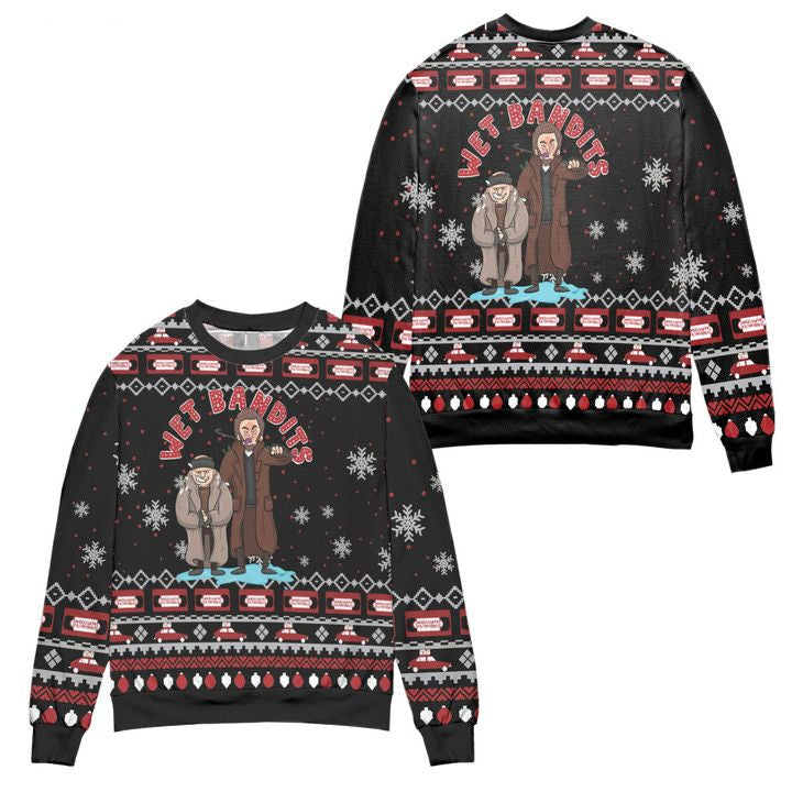 Wet Bandits Home Alone Ugly Christmas Sweater ? Usalast