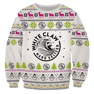 White Claw Hard Seltzer Ugly Christmas Sweater 2022 ? Usalast