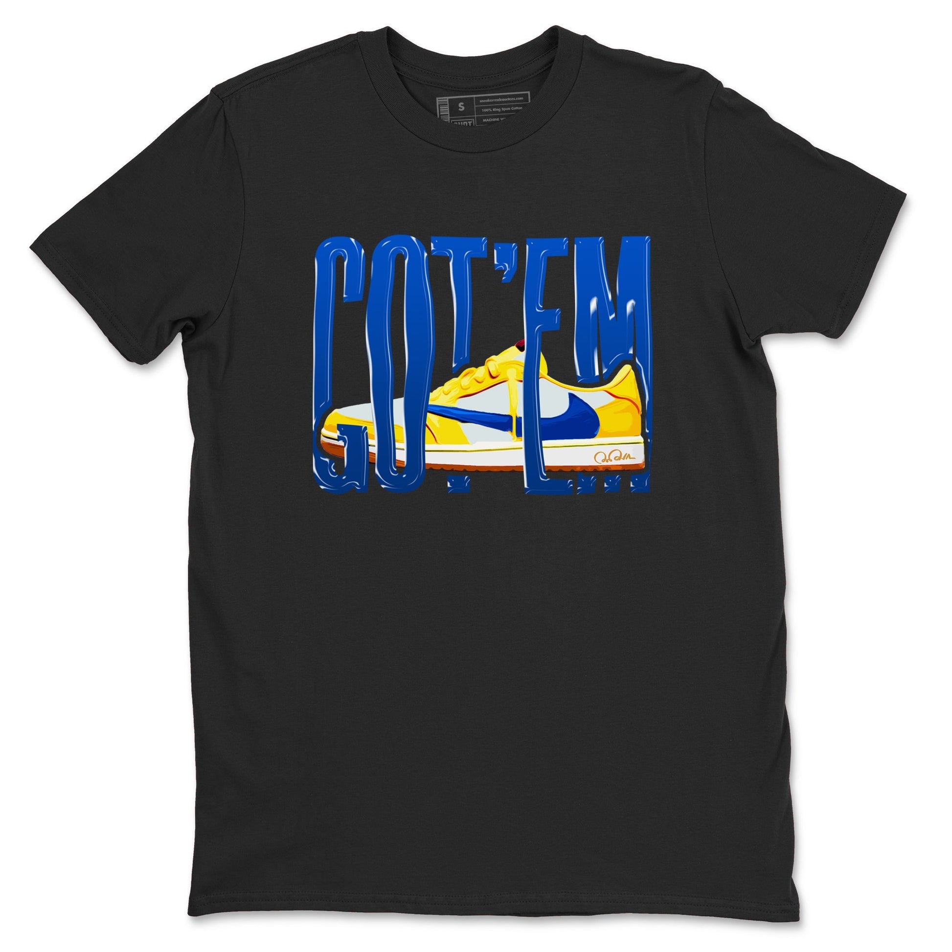Wiggling Gotem Sneaker Tees - Air Jordan 1 Travis Scott Canary