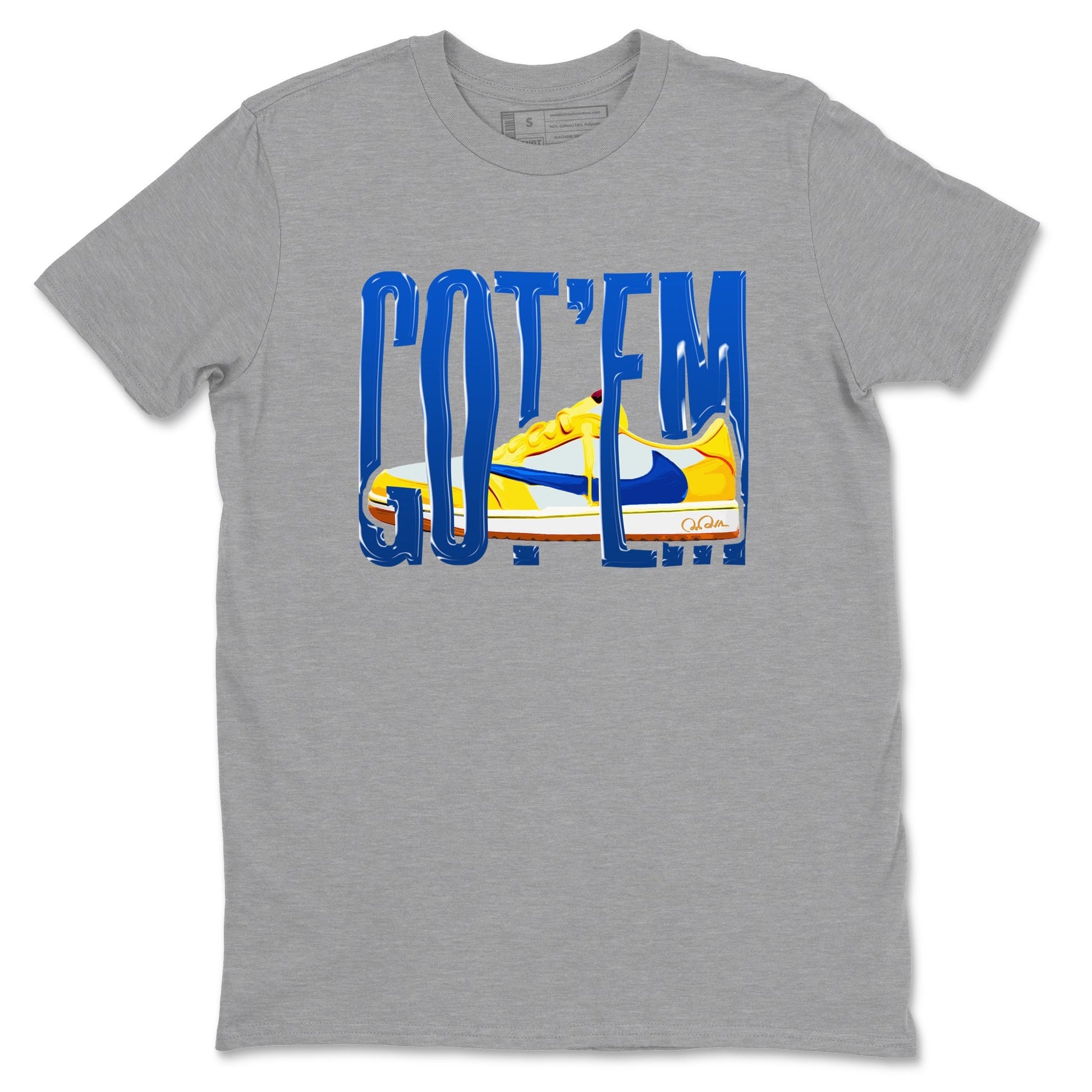 Wiggling Gotem Sneaker Tees - Air Jordan 1 Travis Scott Canary