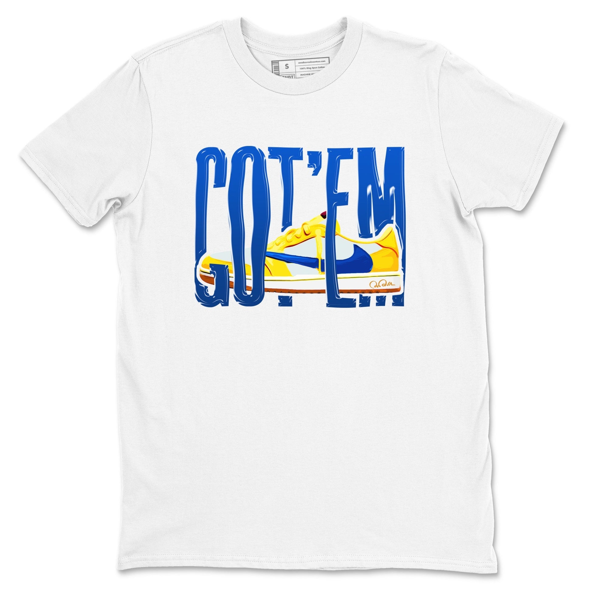 Wiggling Gotem Sneaker Tees - Air Jordan 1 Travis Scott Canary