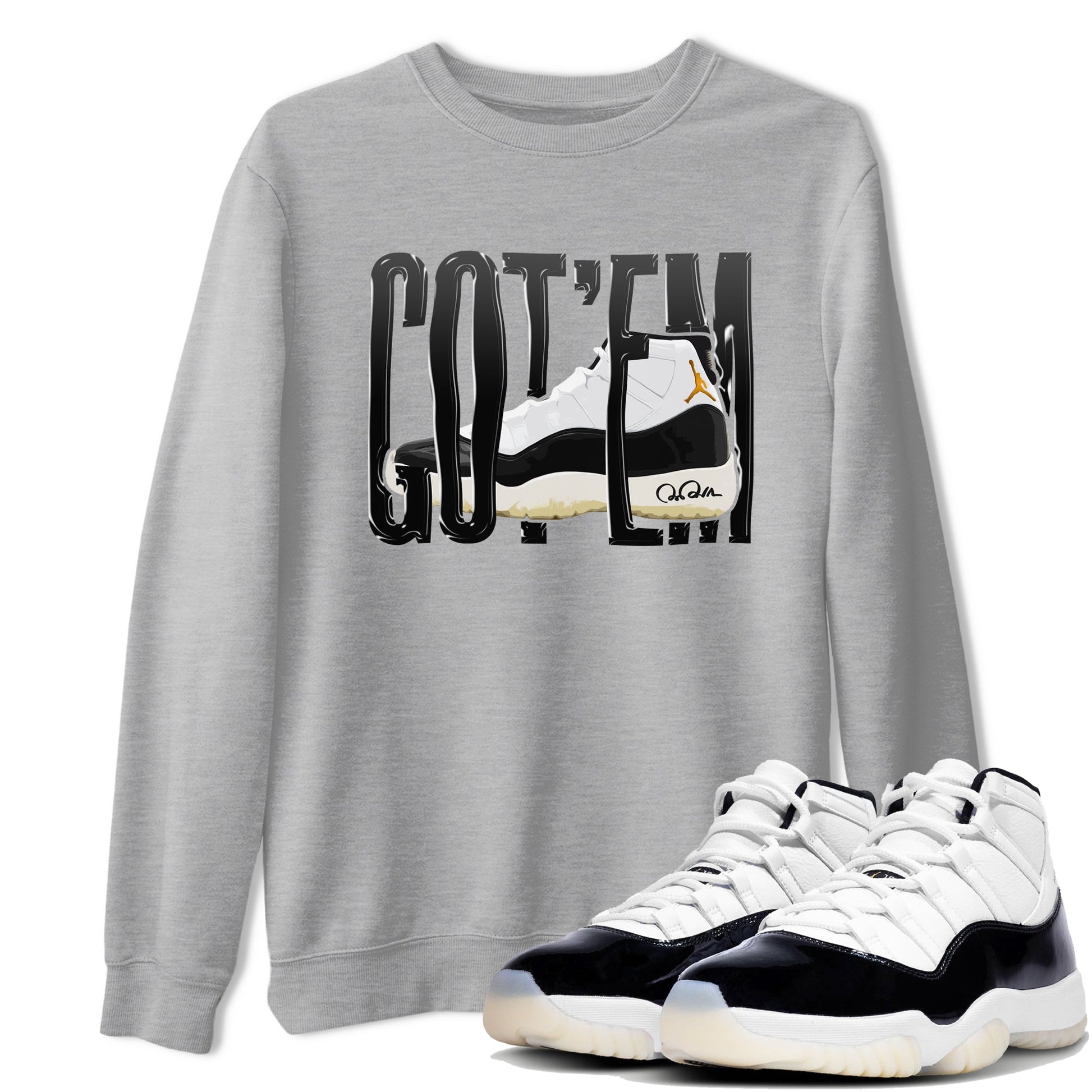 Wiggling Gotem Sneaker Tee - Air Jordan 11 Gratitude