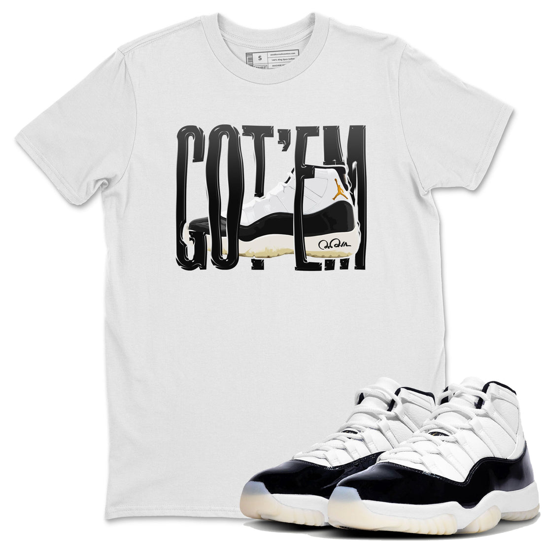 Wiggling Gotem Sneaker Tee - Air Jordan 11 Gratitude