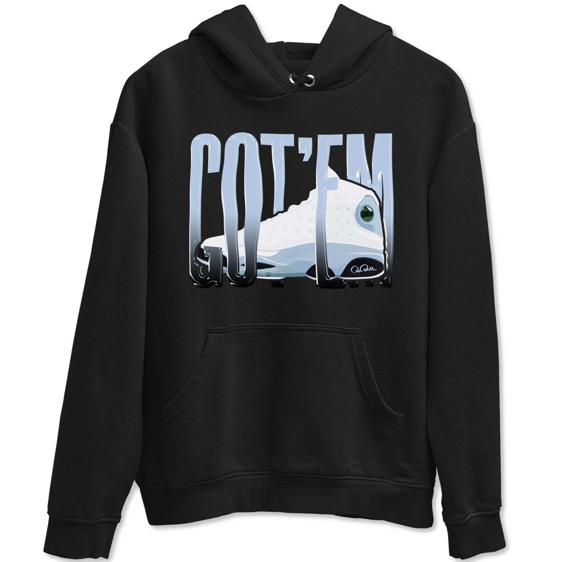 Wiggling Gotem Sneaker Tees - Air Jordan 13 Blue Grey