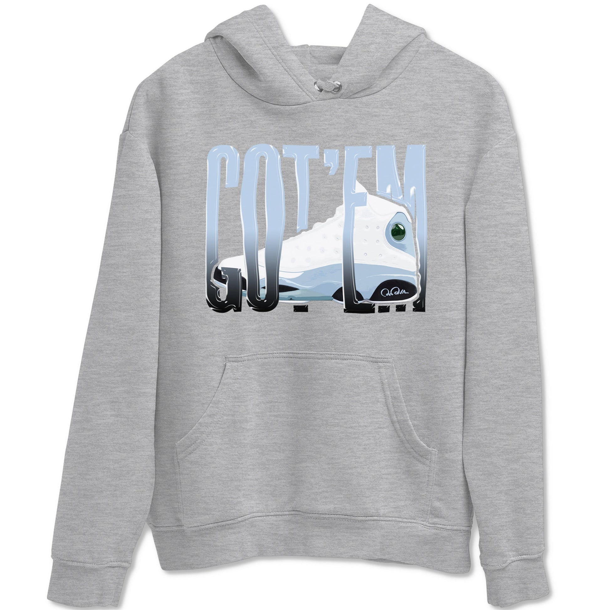 Wiggling Gotem Sneaker Tees - Air Jordan 13 Blue Grey