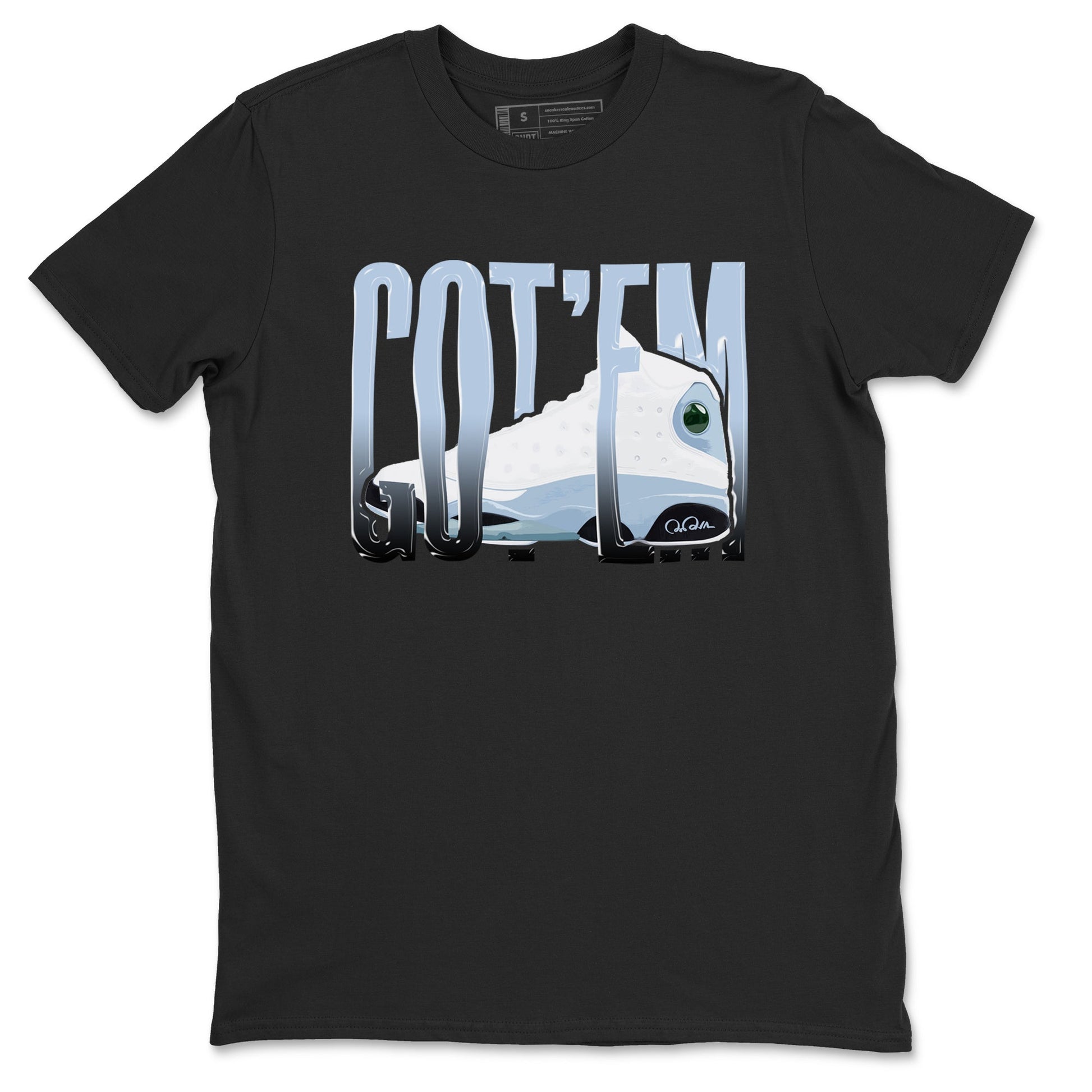 Wiggling Gotem Sneaker Tees - Air Jordan 13 Blue Grey