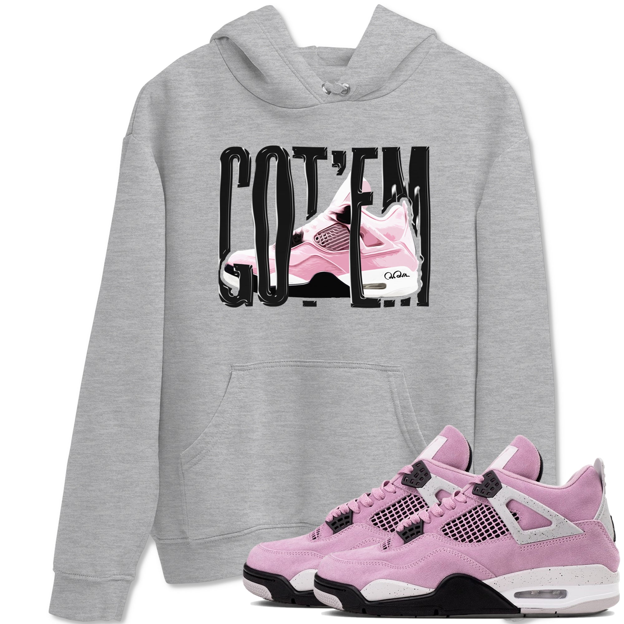 Wiggling Gotem Sneaker Tees - Air Jordan 4 Orchid