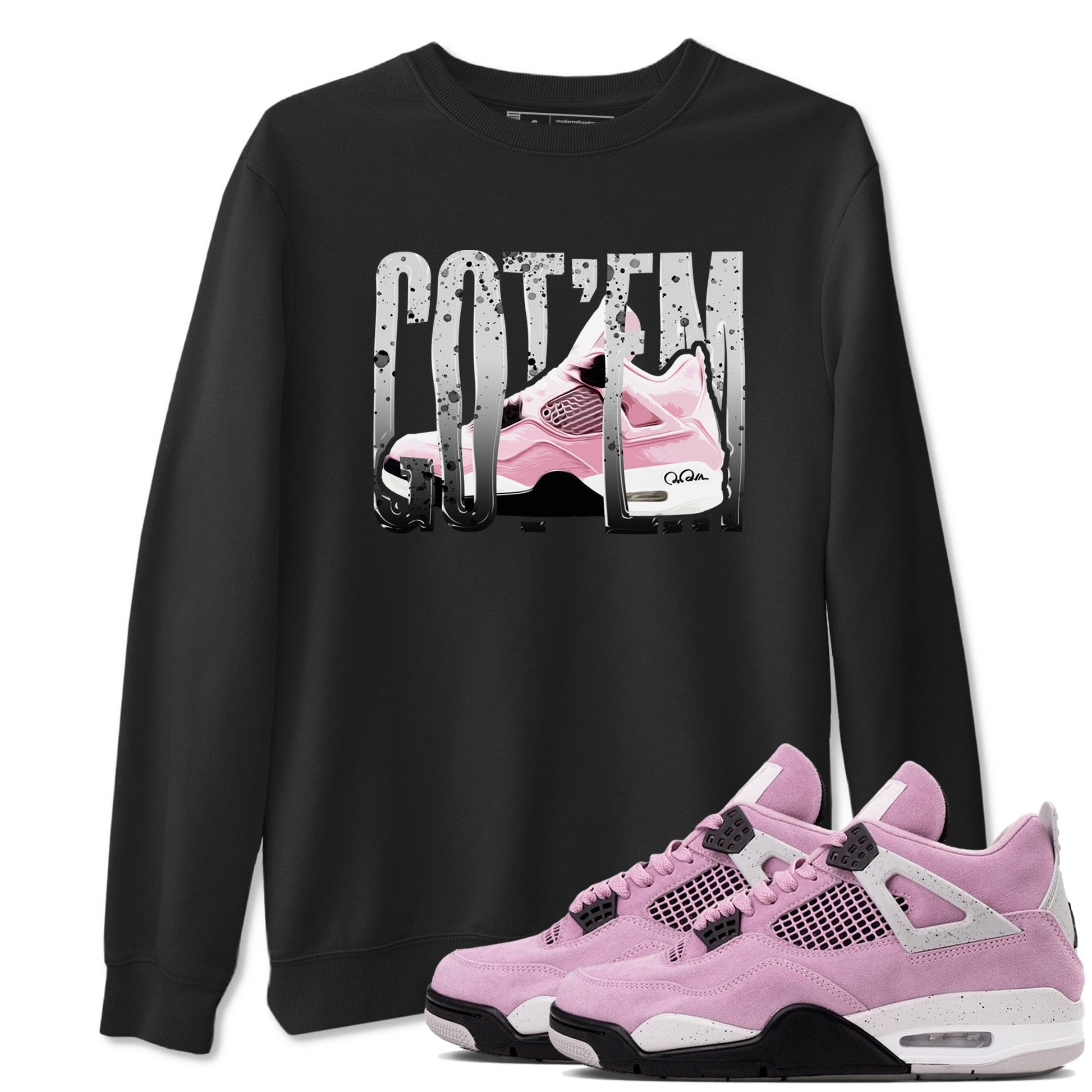 Wiggling Gotem Sneaker Tees - Air Jordan 4 Orchid