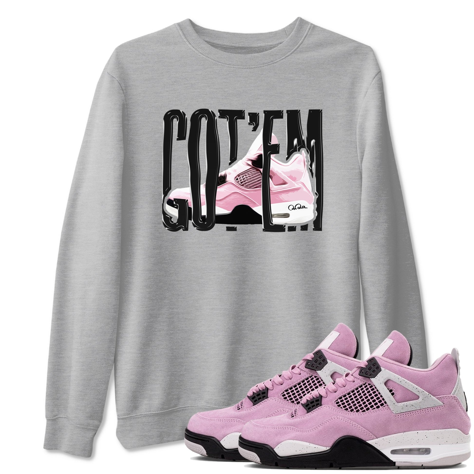Wiggling Gotem Sneaker Tees - Air Jordan 4 Orchid