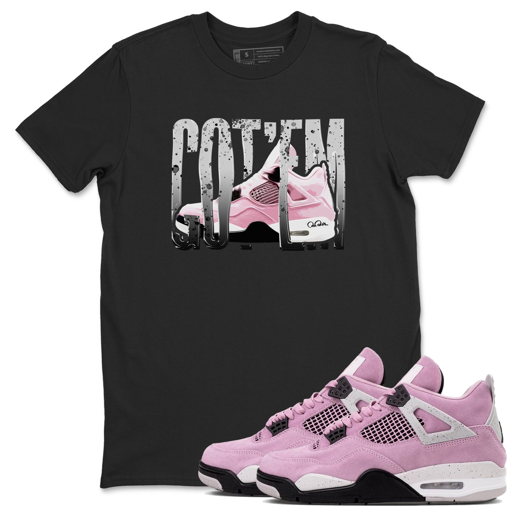 Wiggling Gotem Sneaker Tees - Air Jordan 4 Orchid
