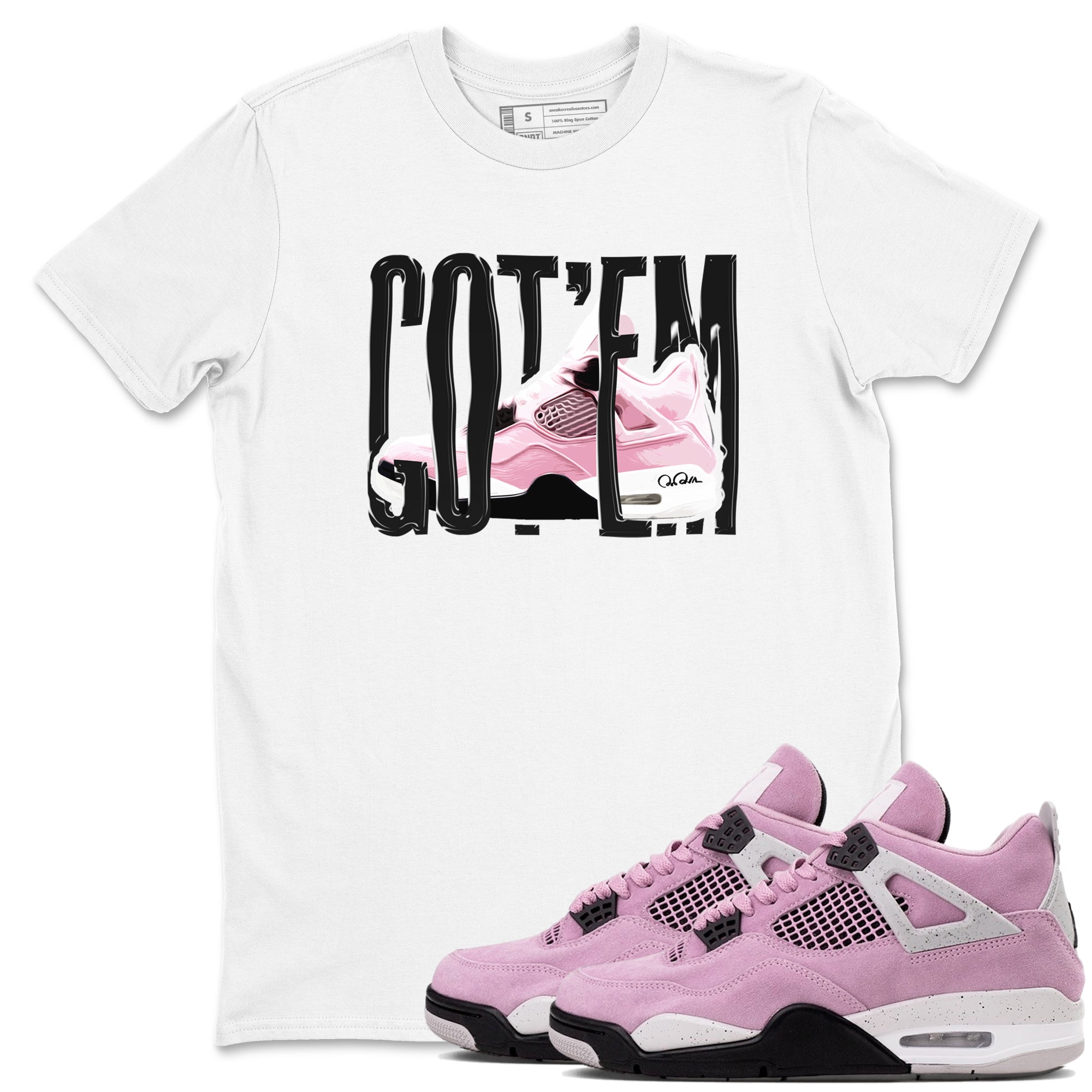 Wiggling Gotem Sneaker Tees - Air Jordan 4 Orchid