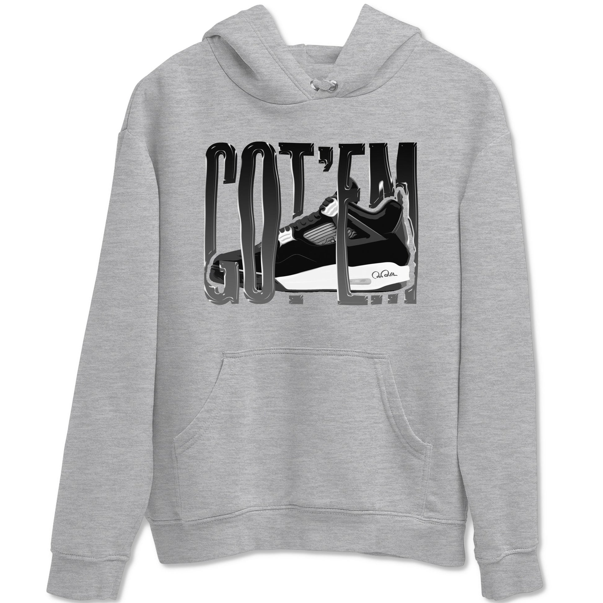 Wiggling Gotem Sneaker Tees - Air Jordan 4 White Thunder