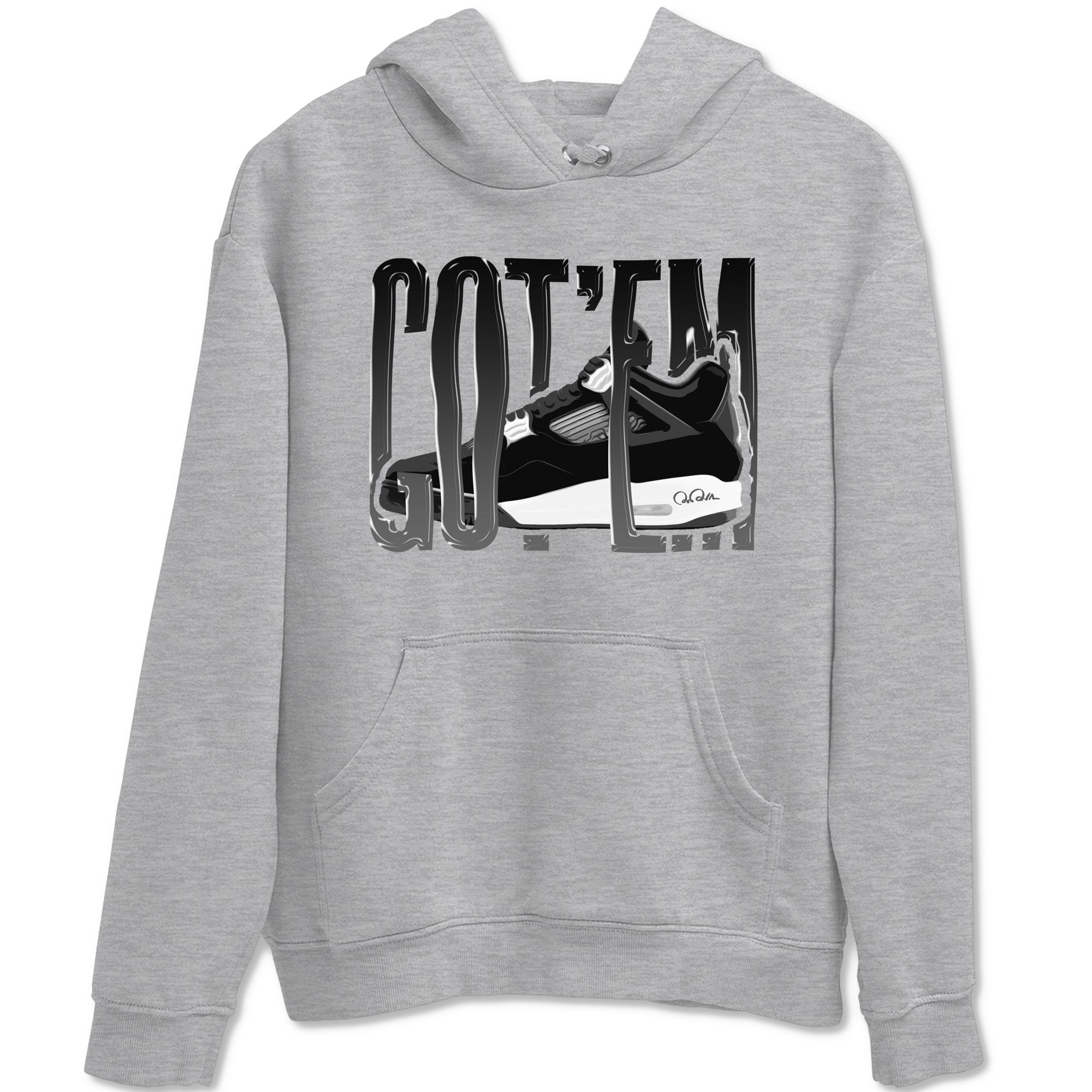 Wiggling Gotem Sneaker Tees - Air Jordan 4 White Thunder