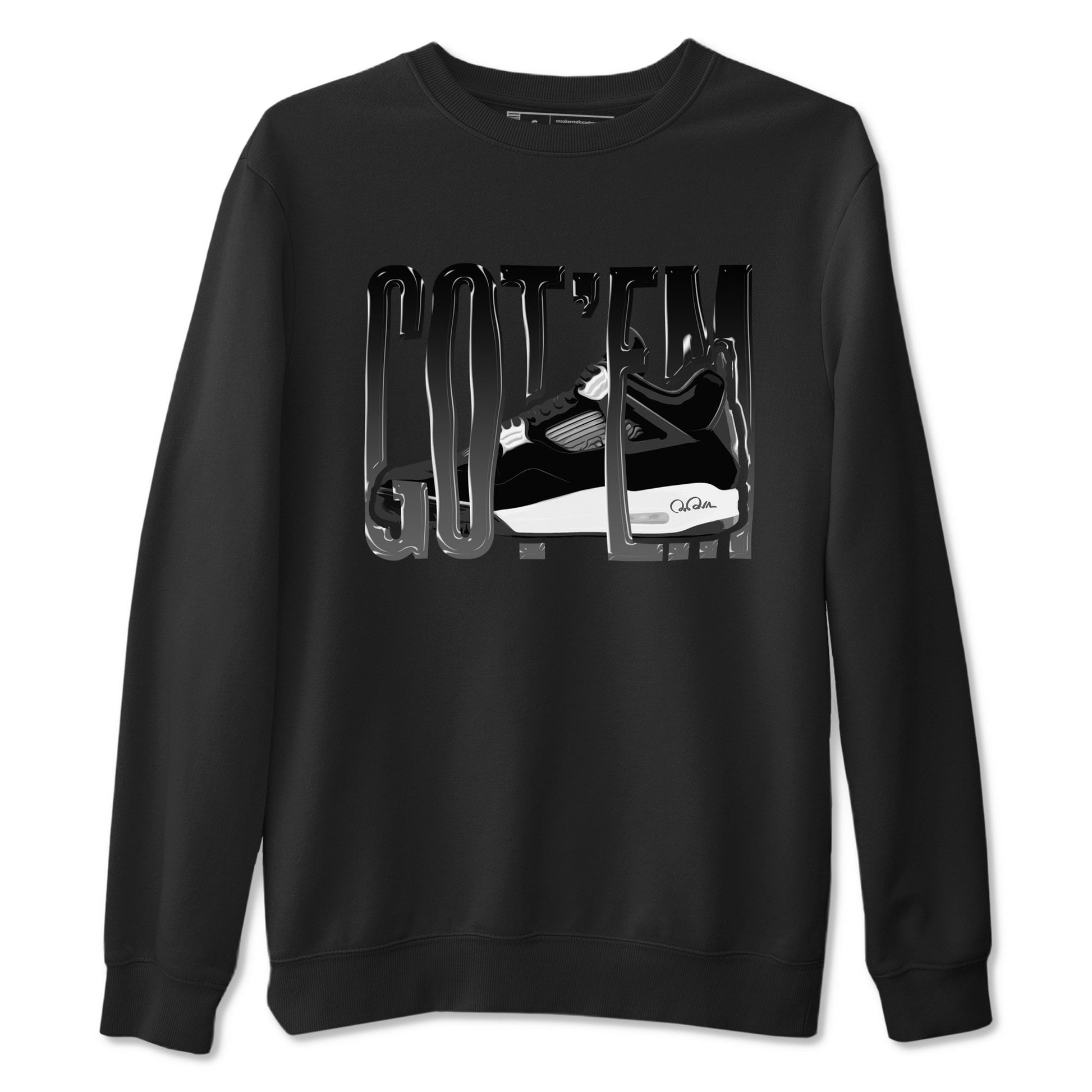Wiggling Gotem Sneaker Tees - Air Jordan 4 White Thunder