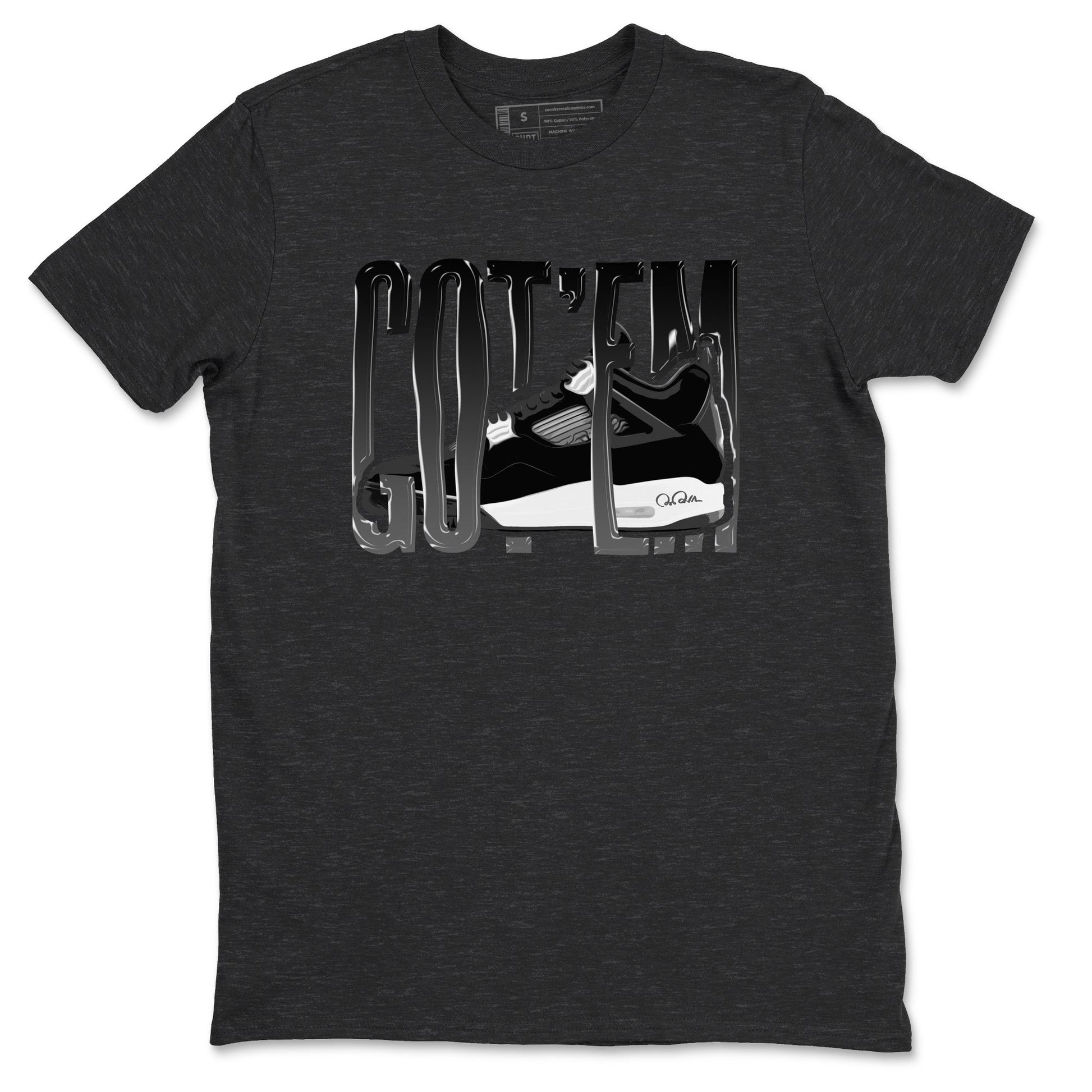 Wiggling Gotem Sneaker Tees - Air Jordan 4 White Thunder