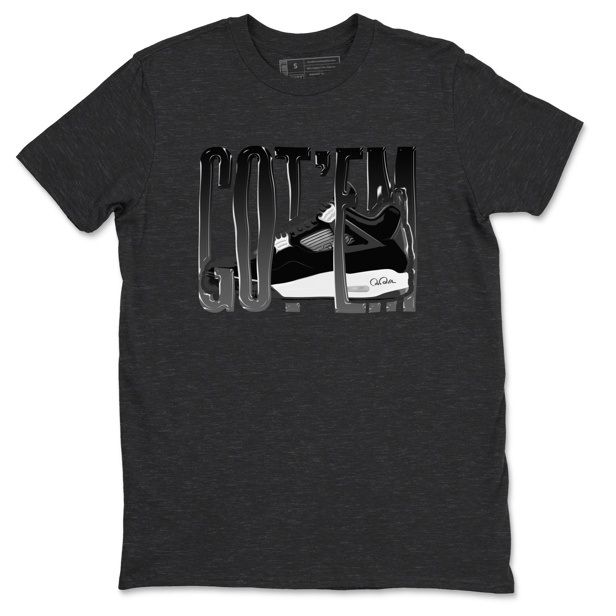 Wiggling Gotem Sneaker Tees - Air Jordan 4 White Thunder