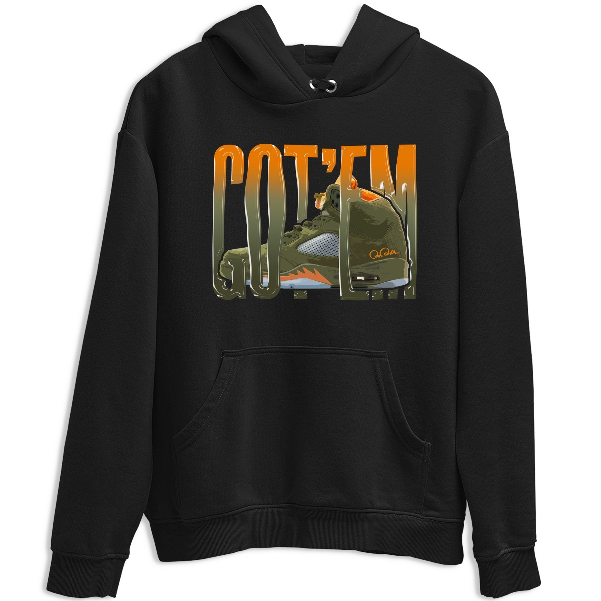 Wiggling Gotem Sneaker Tees - Air Jordan 5 Olive