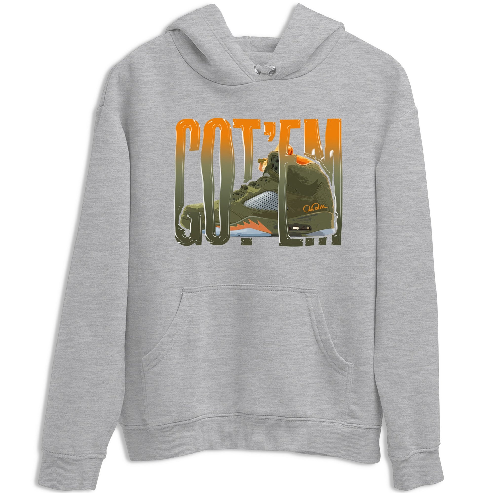 Wiggling Gotem Sneaker Tees - Air Jordan 5 Olive