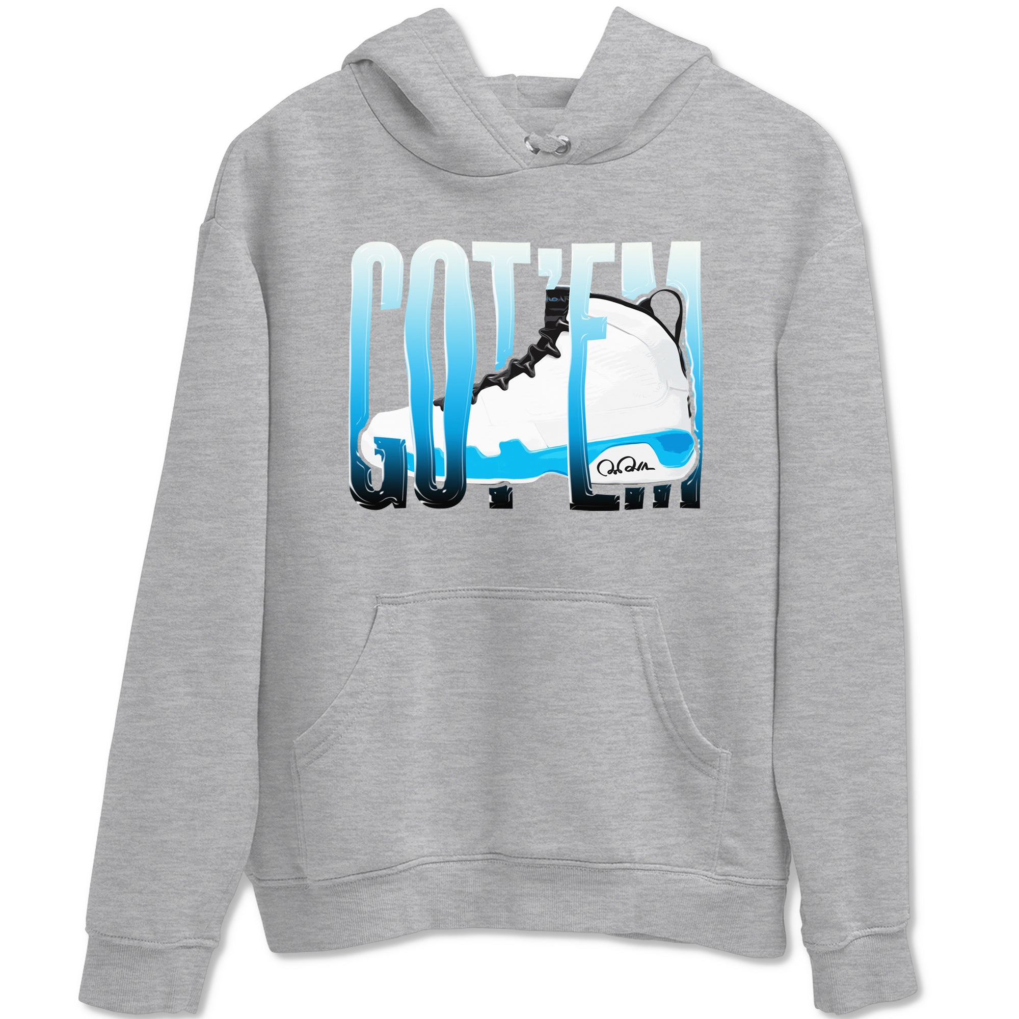 Wiggling Gotem Sneaker Tees - Air Jordan 9 Powder Blue