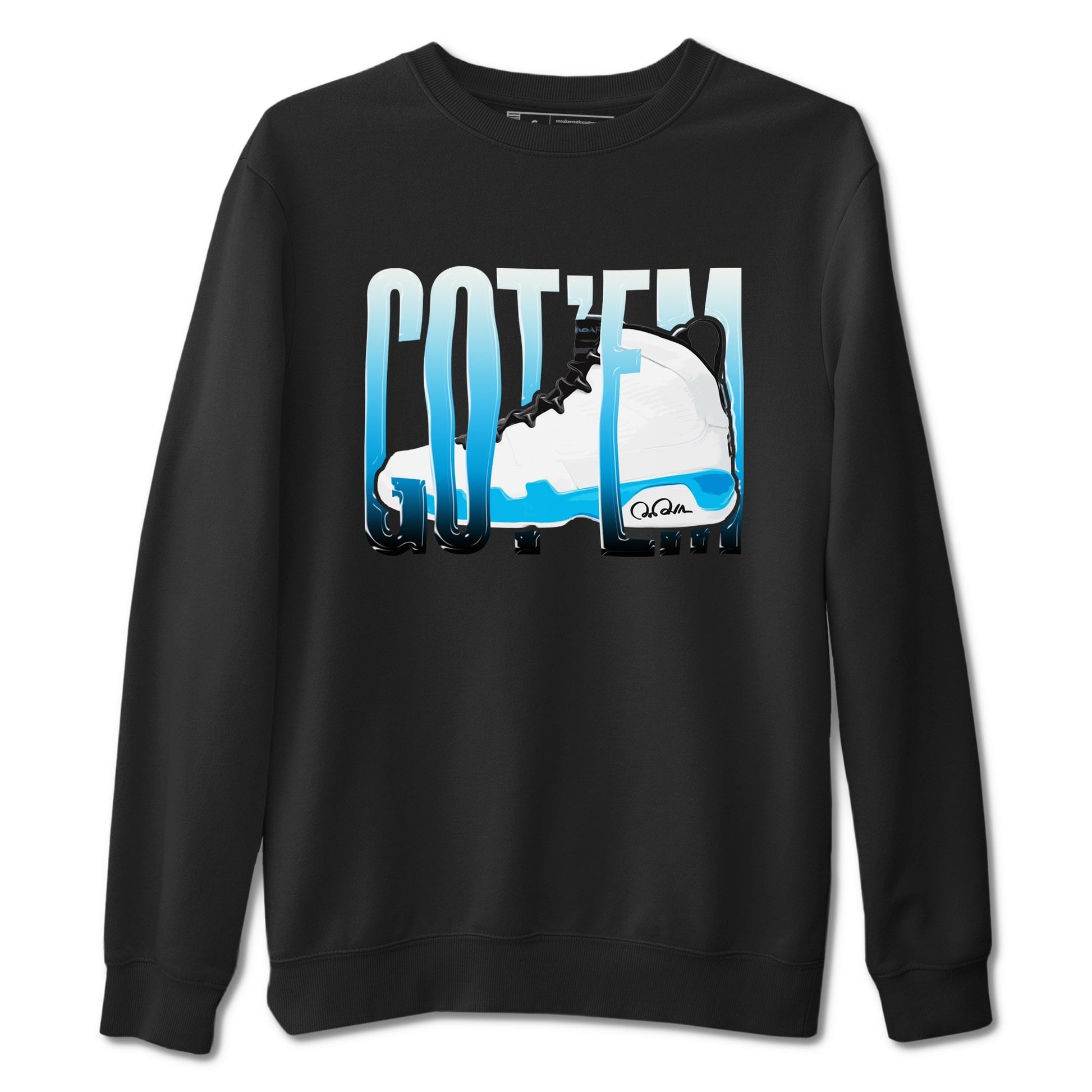 Wiggling Gotem Sneaker Tees - Air Jordan 9 Powder Blue