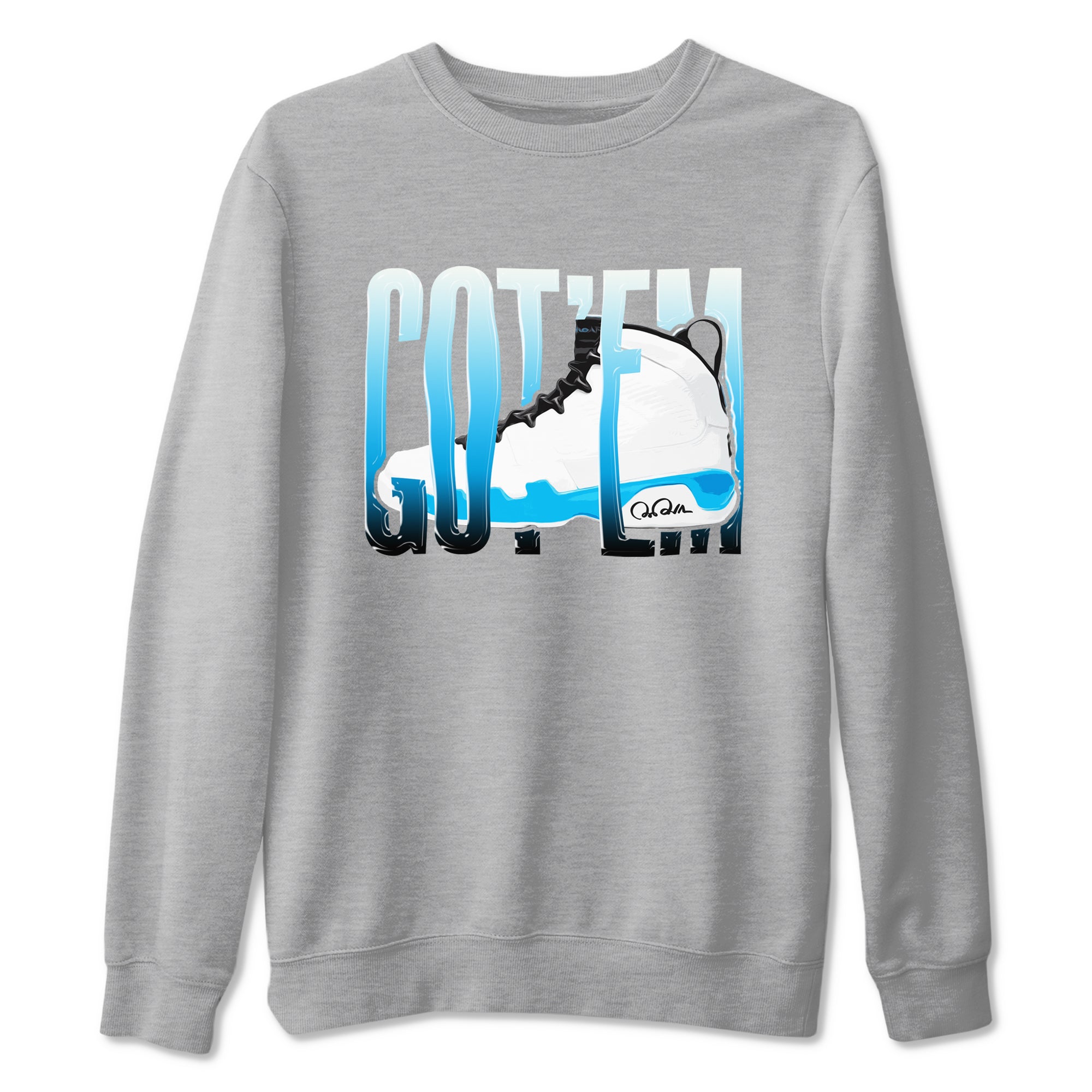 Wiggling Gotem Sneaker Tees - Air Jordan 9 Powder Blue