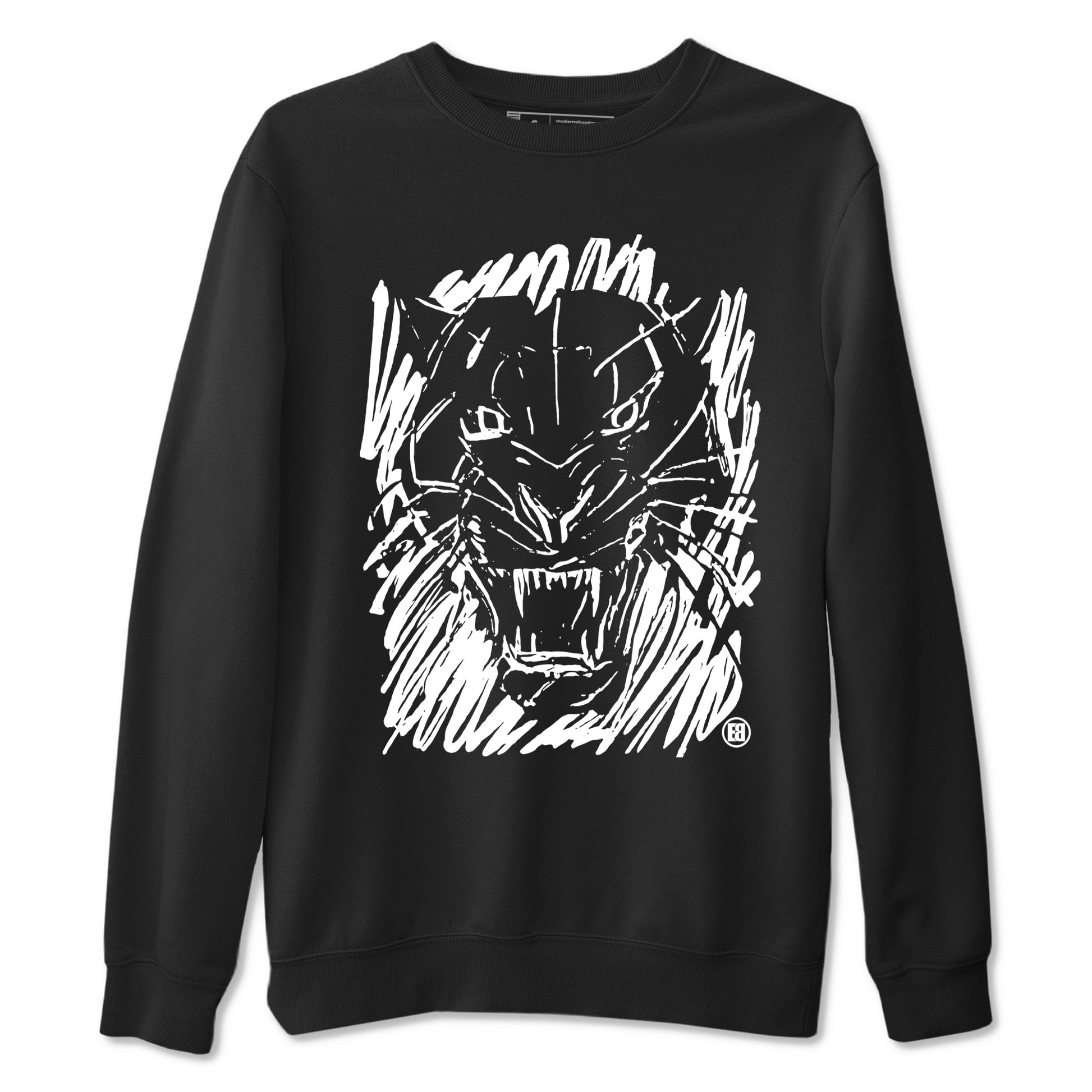 Wild Cat Doodle Sneaker Tees - Air Jordan 4 White Thunder