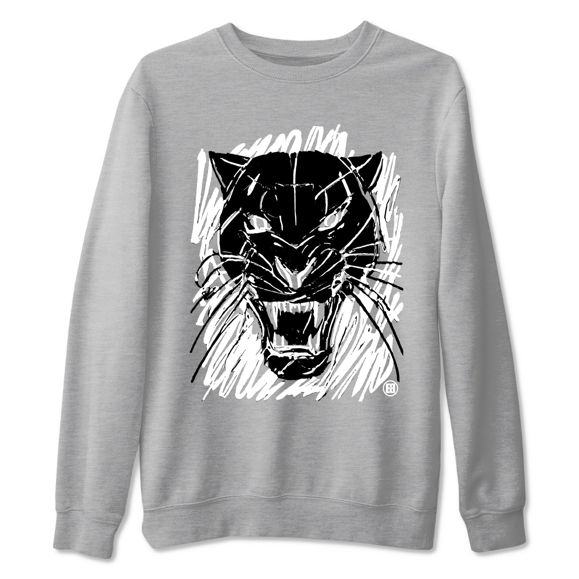 Wild Cat Doodle Sneaker Tees - Air Jordan 4 White Thunder