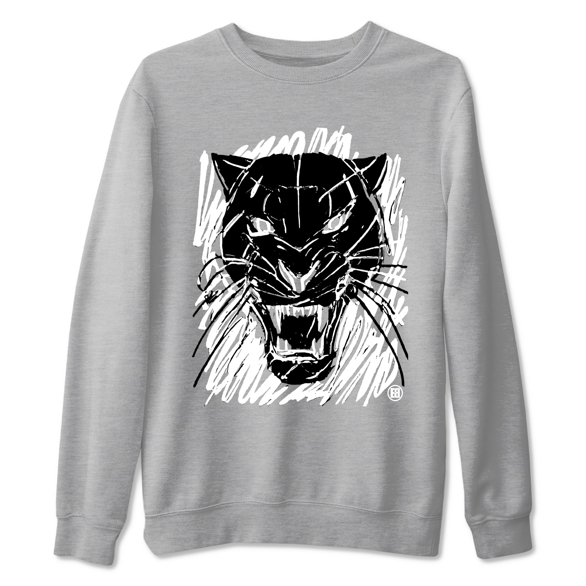 Wild Cat Doodle Sneaker Tees - Air Jordan 4 White Thunder