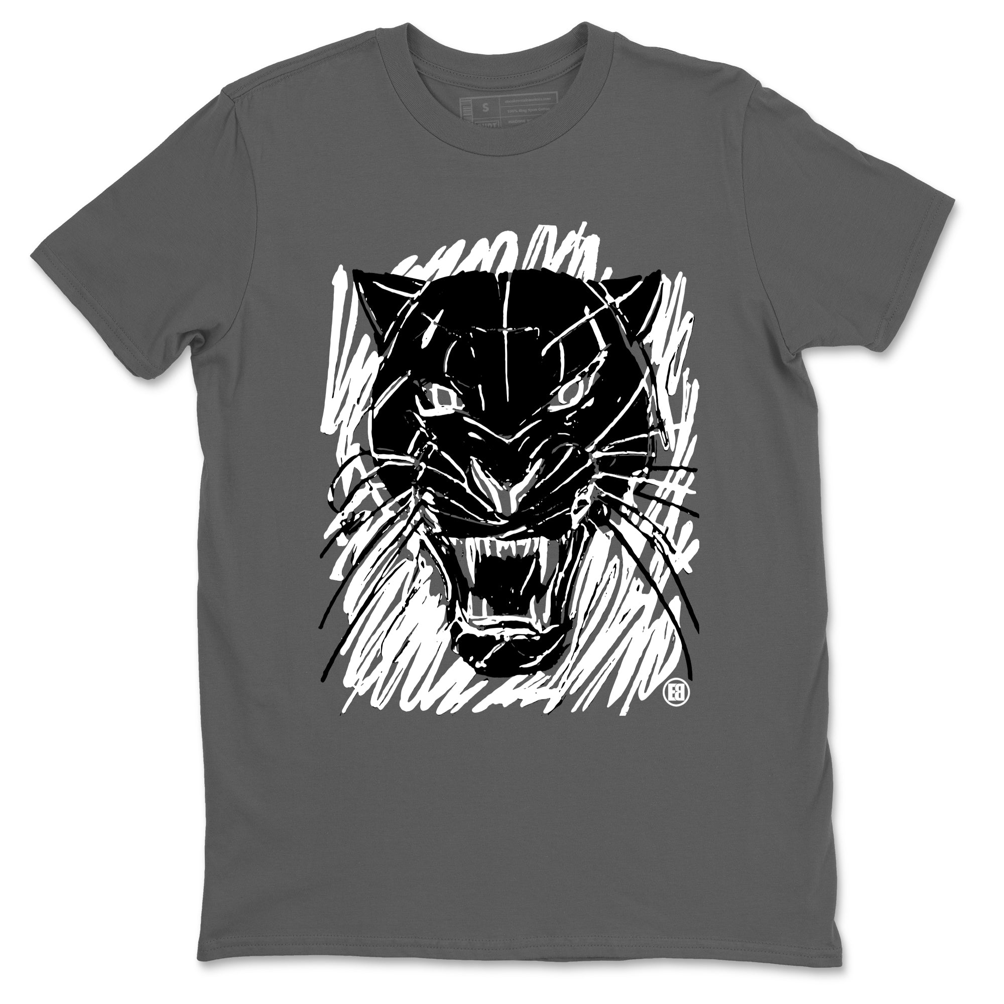 Wild Cat Doodle Sneaker Tees - Air Jordan 4 White Thunder