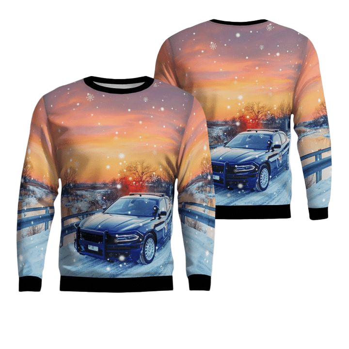 Wisconsin State Patrol Christmas Sweater 3D ? Usalast