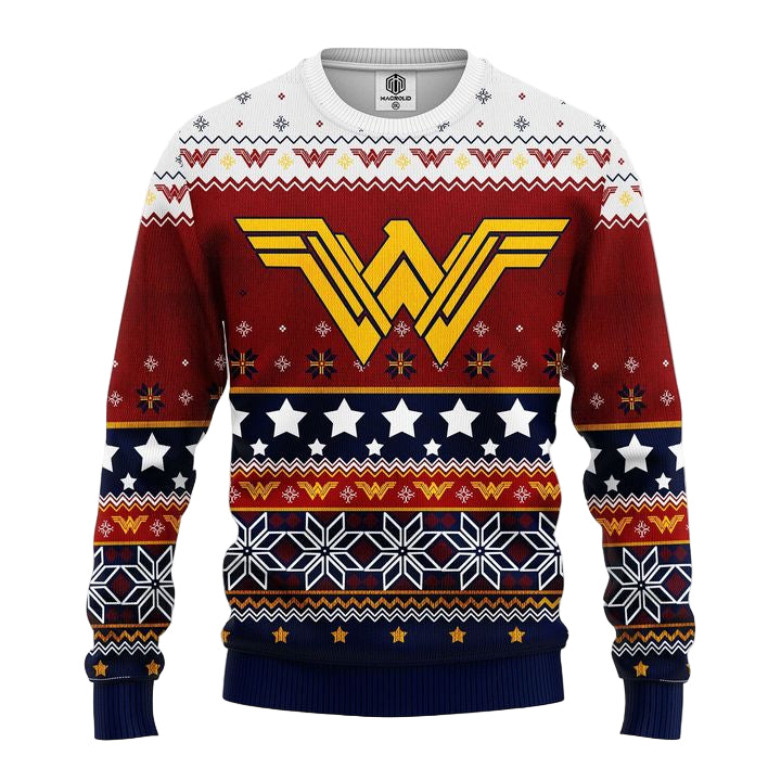 Wonder Woman 3D Christmas Sweater Amazing Gift Idea Thanksgiving Gift ? Usalast