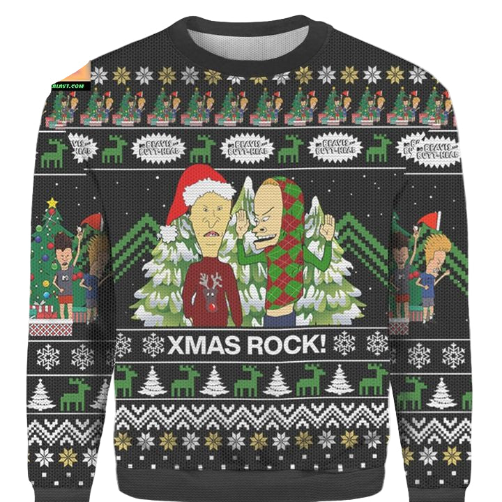 Xmas Rock Merry Christmas 2022 Gift Ugly 3D Sweater ? Usalast