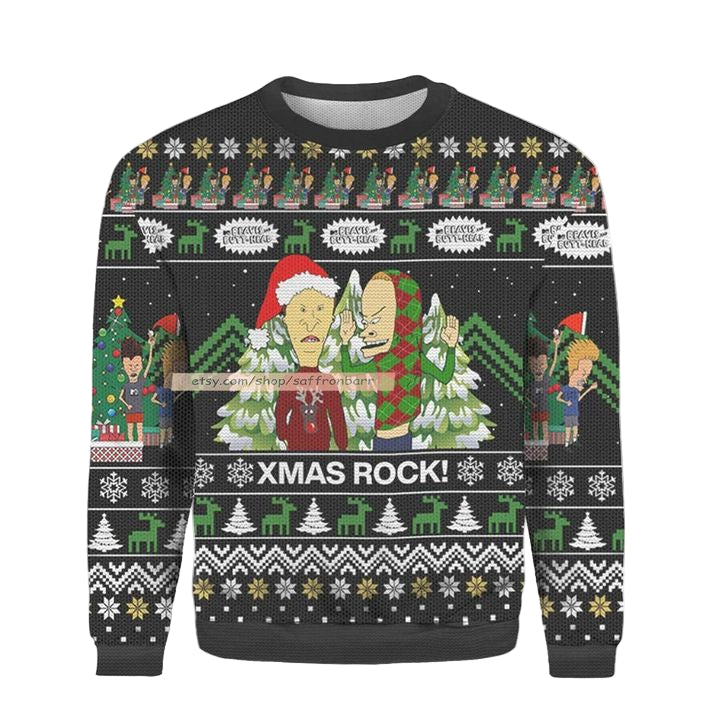 Xmas Rock Merry Christmas 2022 Ugly 3D Sweater ? Usalast