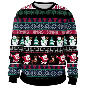 Xmas Snowman Ugly Christmas Sweater For Men Women Adult Us6224 ? Usalast