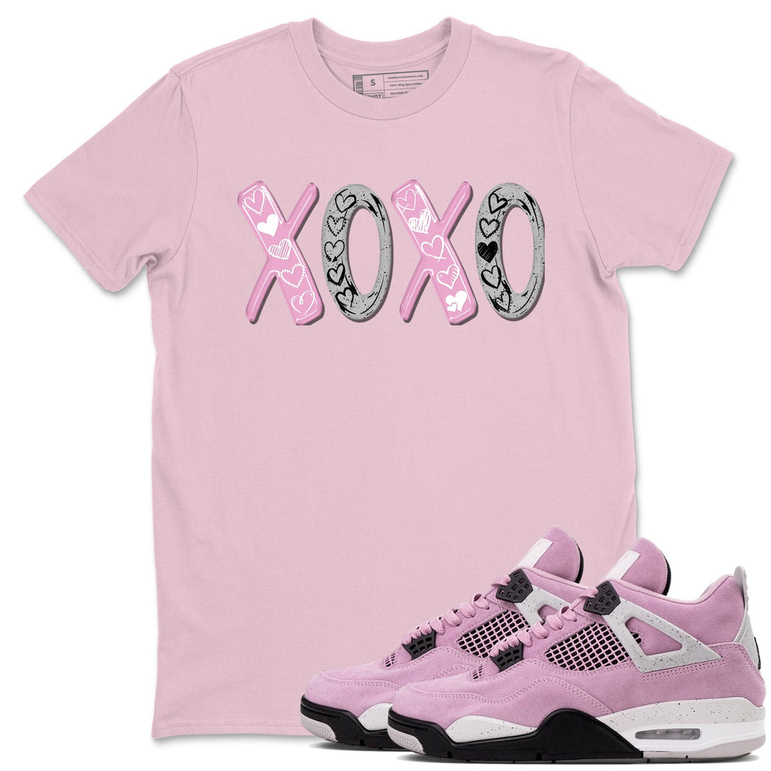 XOXO Sneaker Tees - Air Jordan 4 Orchid