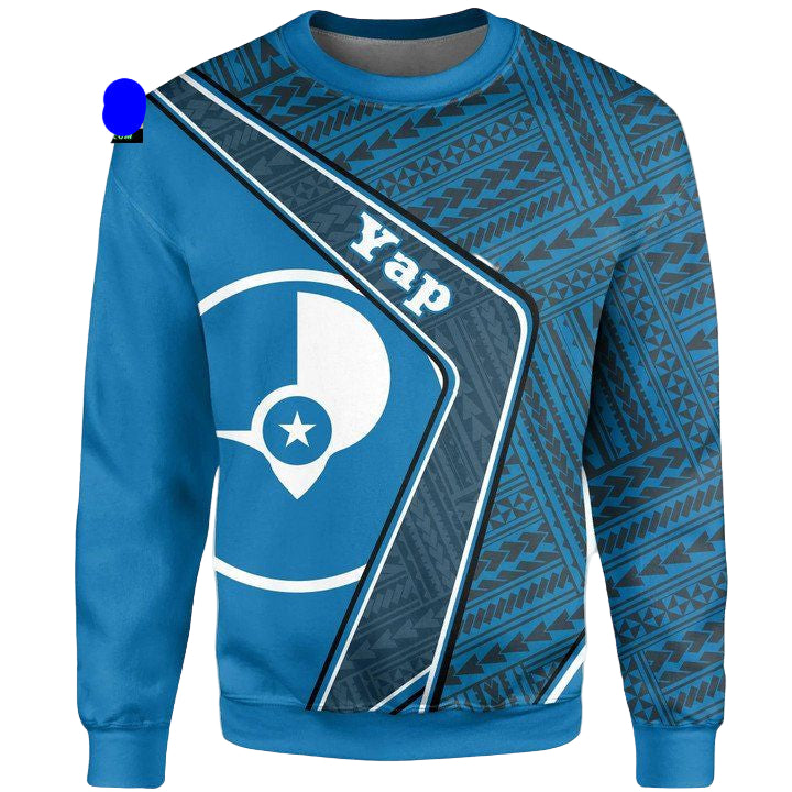 Yap Sweater ? Polynesian Coat Of Arms A224 ? Usalast