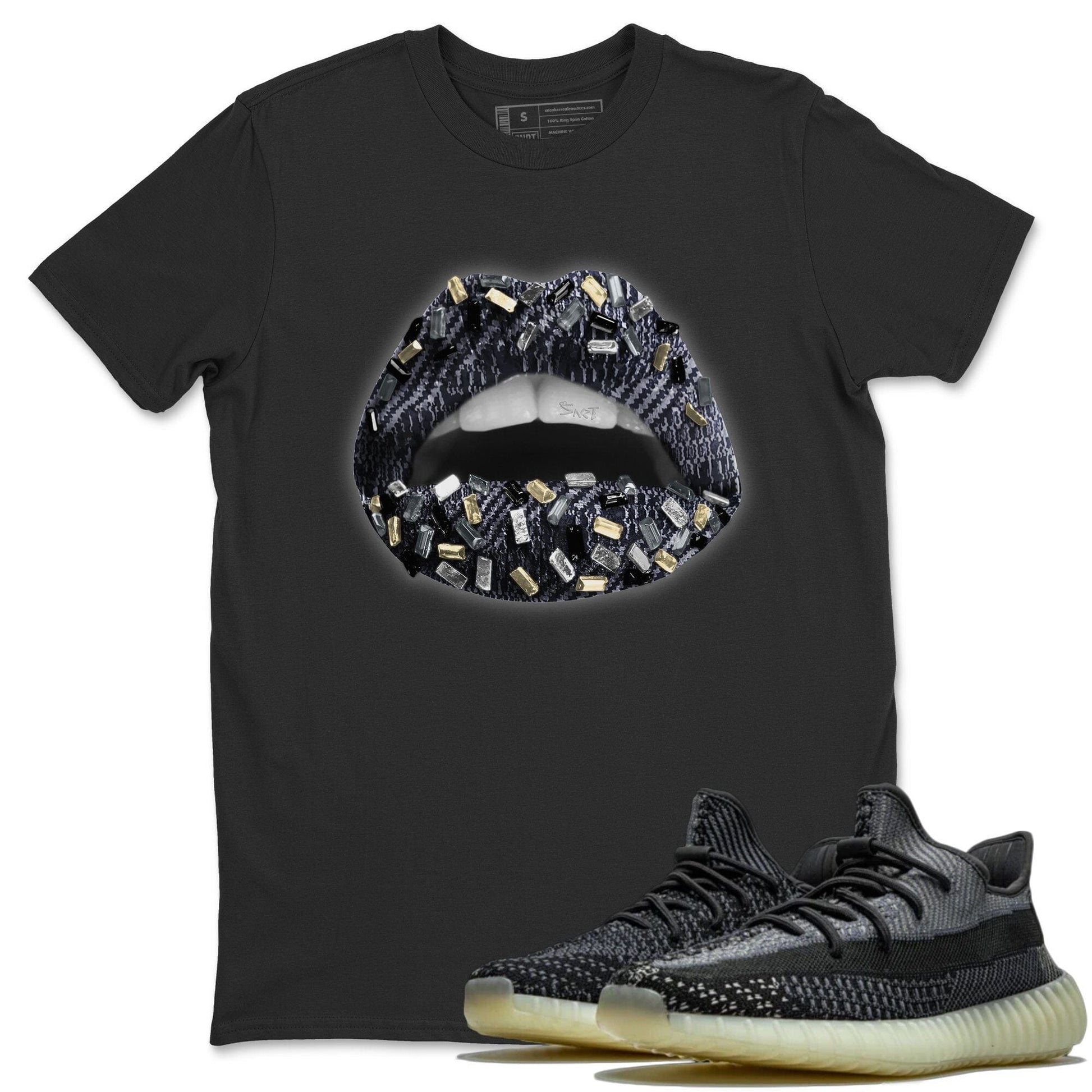 Lips Jewel Unisex Tops - Yeezy 350 Carbon Asriel